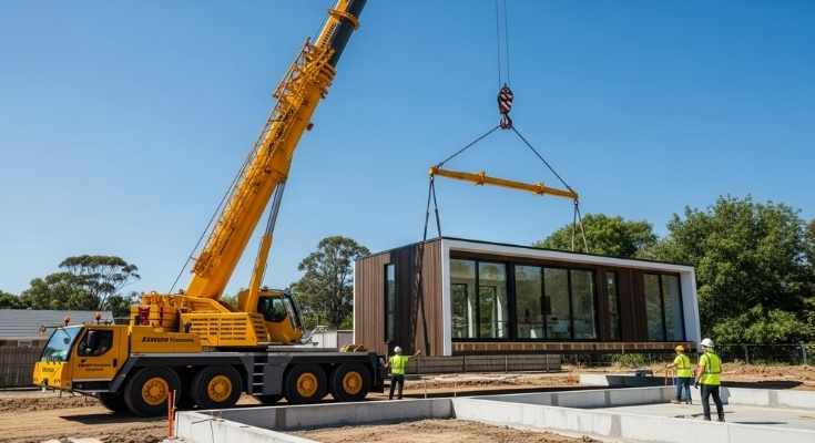 You Won’t Believe How Fast They Built This Modular Home!